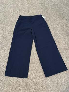 Old Navy High-Rise Pixie Wide-Leg Comfort Waistband Crop Pants - L Petite